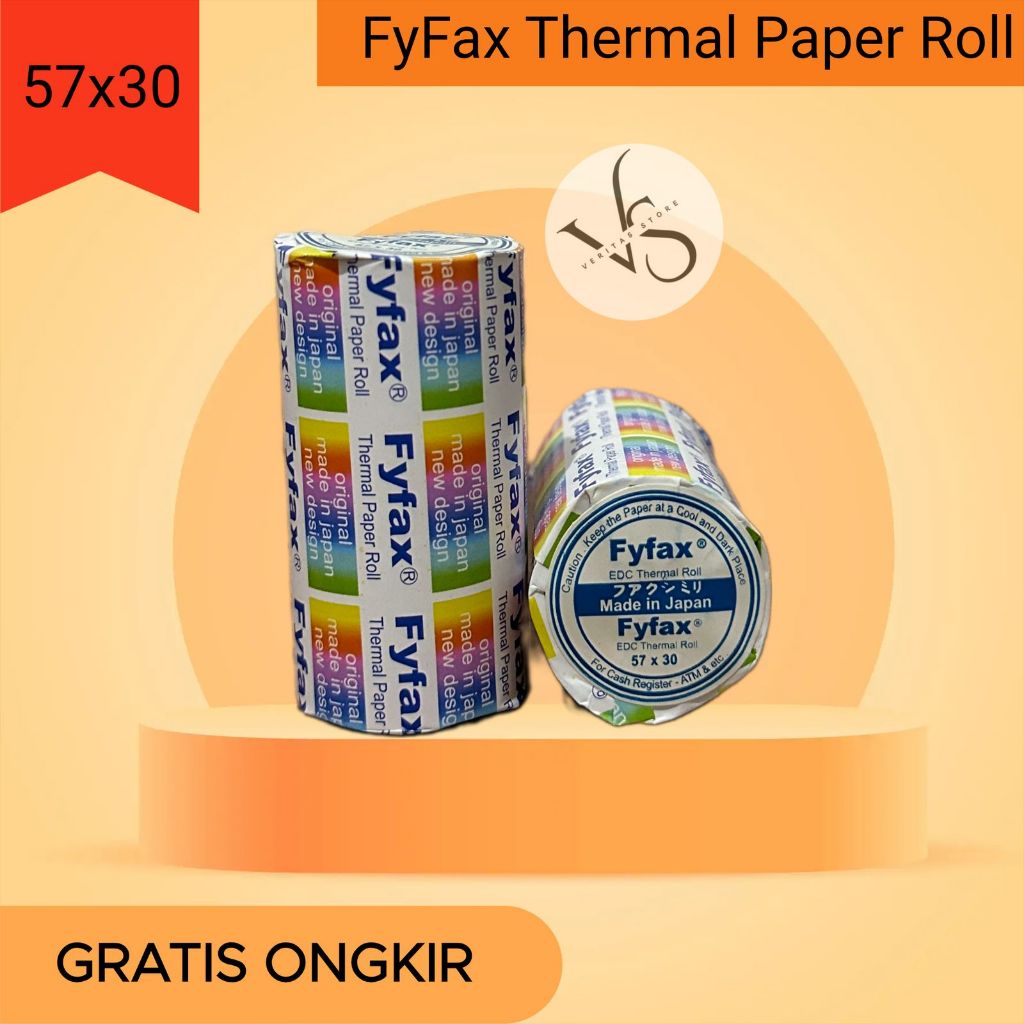 

Struk Kasir EDC ukuran 57 x 30 Kertas Thermal merk FyFax