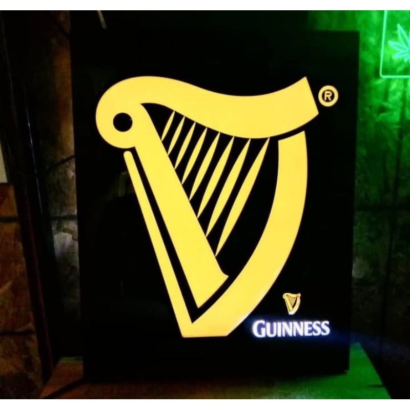 JUAL NEON BOX BEER GUINNESS FUNGSI NORMAL ORI VINTAGE