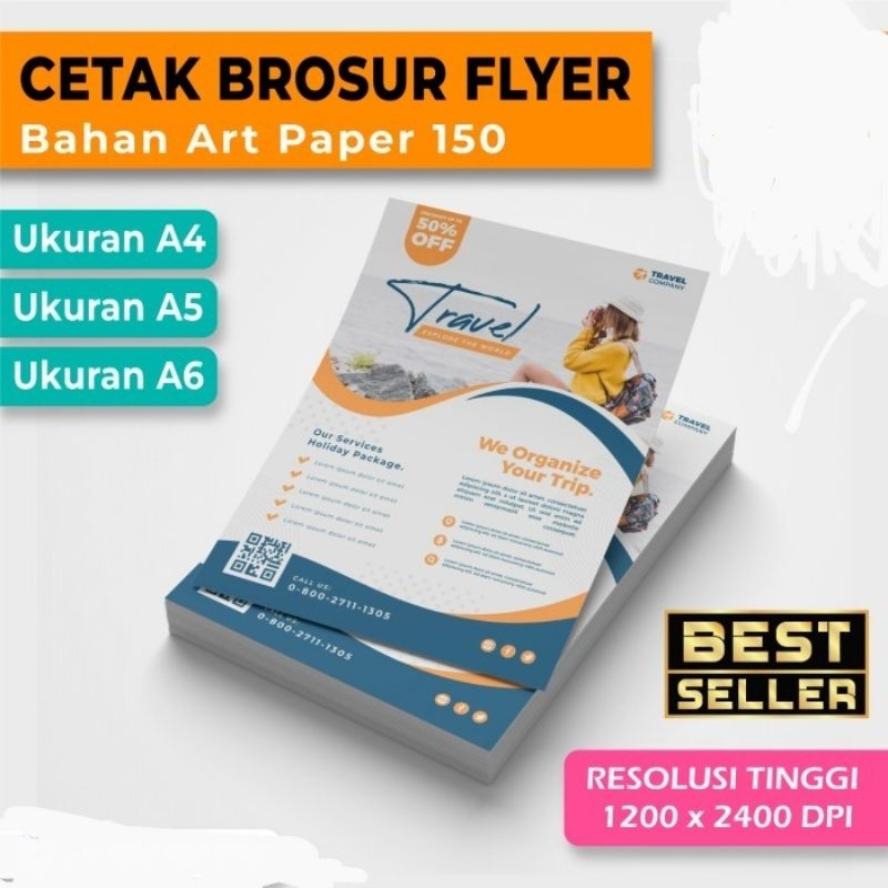 

Cetak Brosur | Print Brosur Flyer A5 Murah | 1 Sisi / 2 Sisi