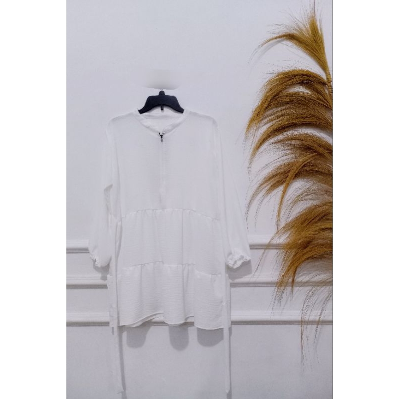 tunik crinkle polos / tunik crinkle korean stylr