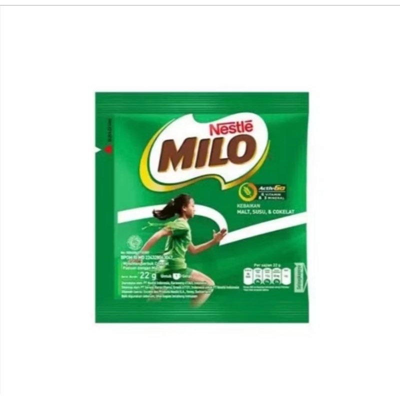 

Milo Active Go Susu Coklat Renceng (10) X 22gr 1 Renceng isi 10 Sachet