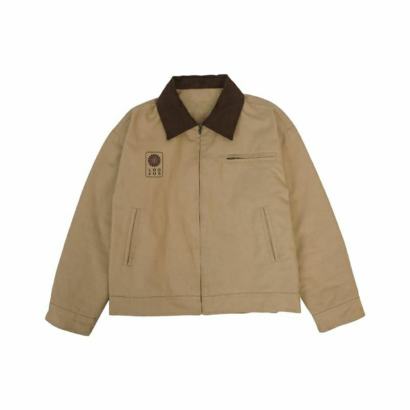 LOOFUS Work Jaket Boxy "sunbox" Coklat Tebal Nyaman