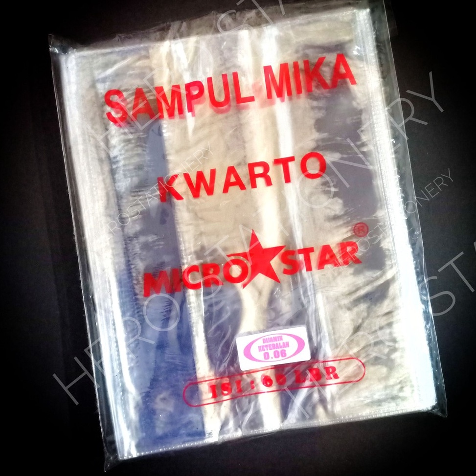 

lf Terkini Sampul buku kuarto kwarto mika microstar 6 lembar L54