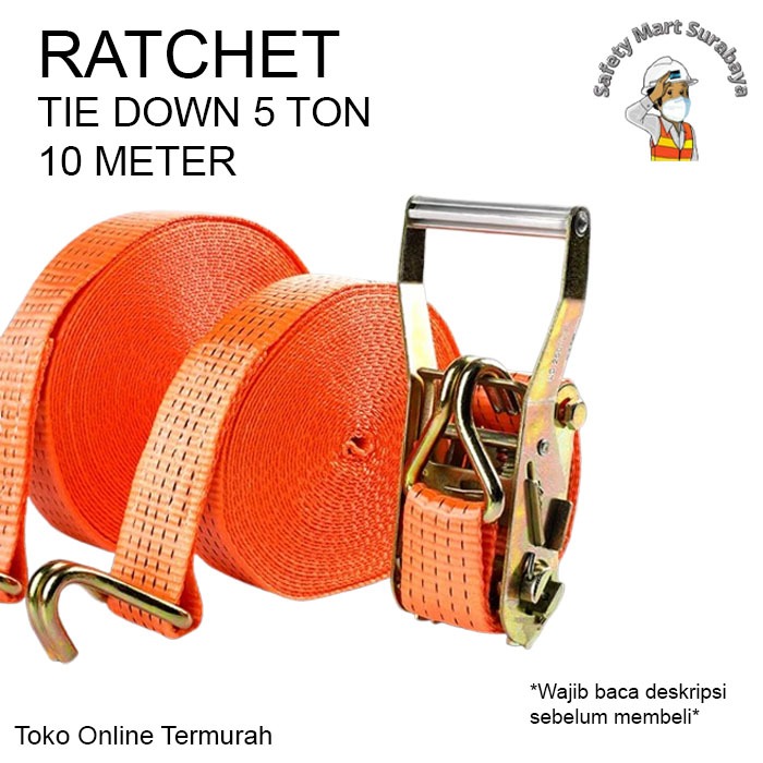 Ratchet Tie Down 5 Ton 10M
