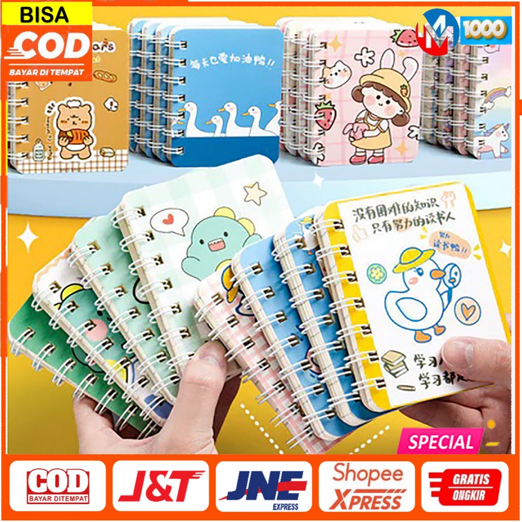 

Aimilo Notebook A7 & A5 Buku Catatan /Diary Jurnal 80 & 50 Lembar (MOTIF DIKIRIM RANDOM)