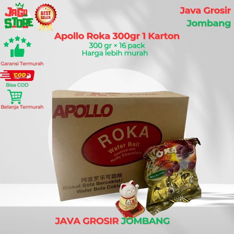 

[PROMO] Apollo Roka 1 Karon 300gr isi 50 pcs x 16 pck|| EXPIRED PANJANG MARET 2026