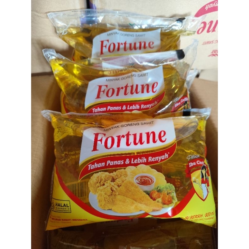 

Minyak goreng Fortune Bantal/Pillow 800ml ( 3 PCS )