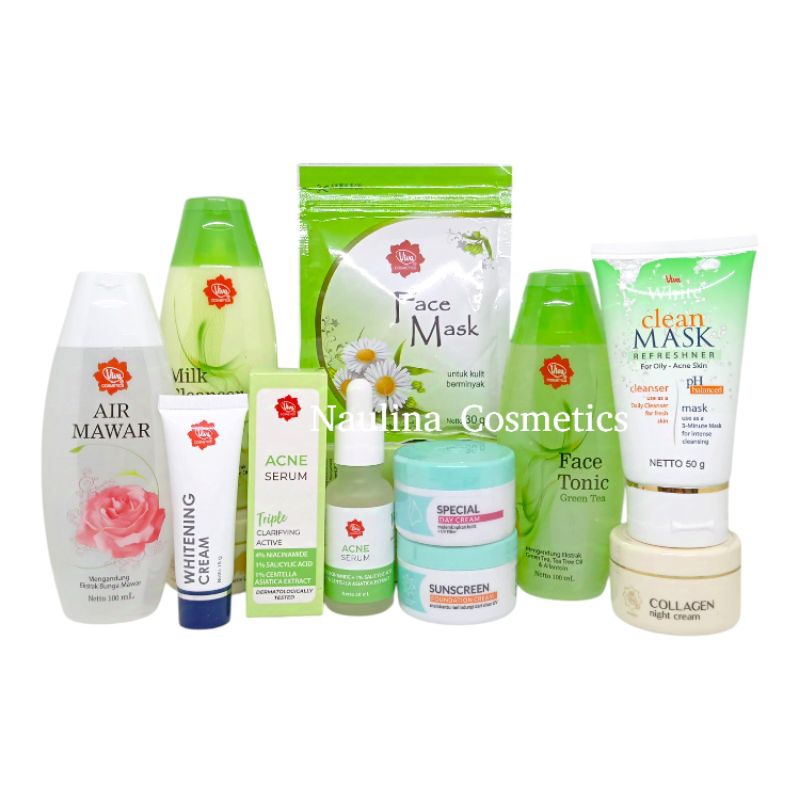 Paket Viva Cosmetics Lengkap Skincare Untuk Kulit Berjerawat/Semua Jenis Kulit Normal dan Berjerawat