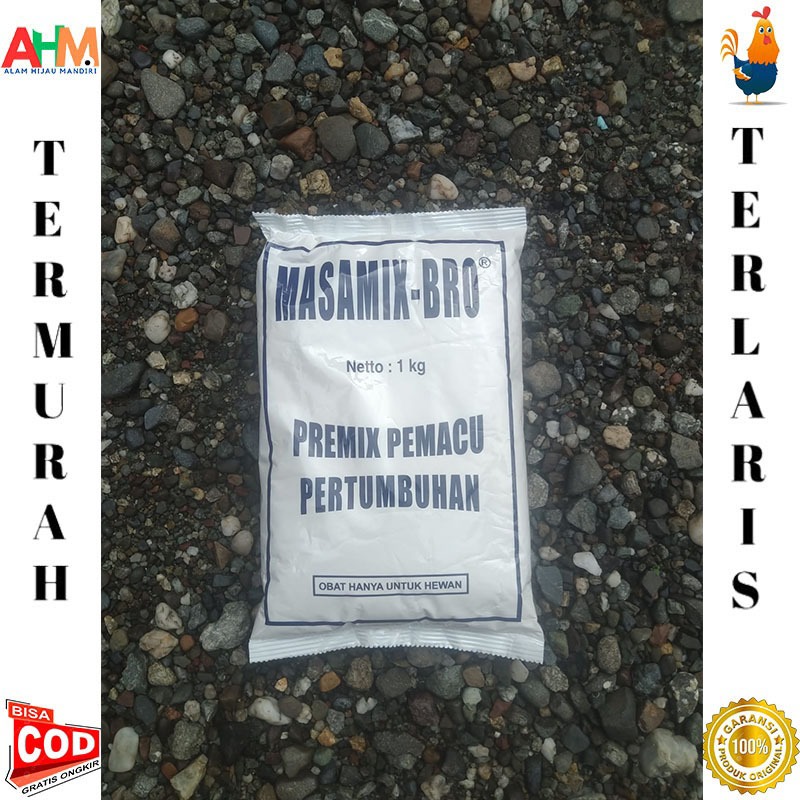 Masamix Bro - Premix Nutrisi Pemacu Pertumbuhan Untuk Ayam Pedaging 1Kg