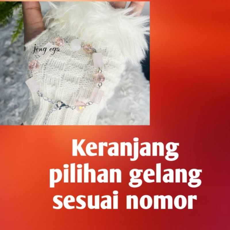 gelang 7 Cakra pesanan konsumen