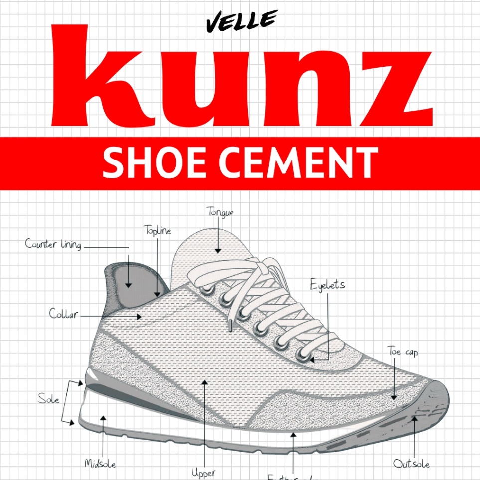rv Model Terkini Lem sepatu super kuat  Kunz Shoe Cement  warna bening tahan air ke sepatu sepakbola