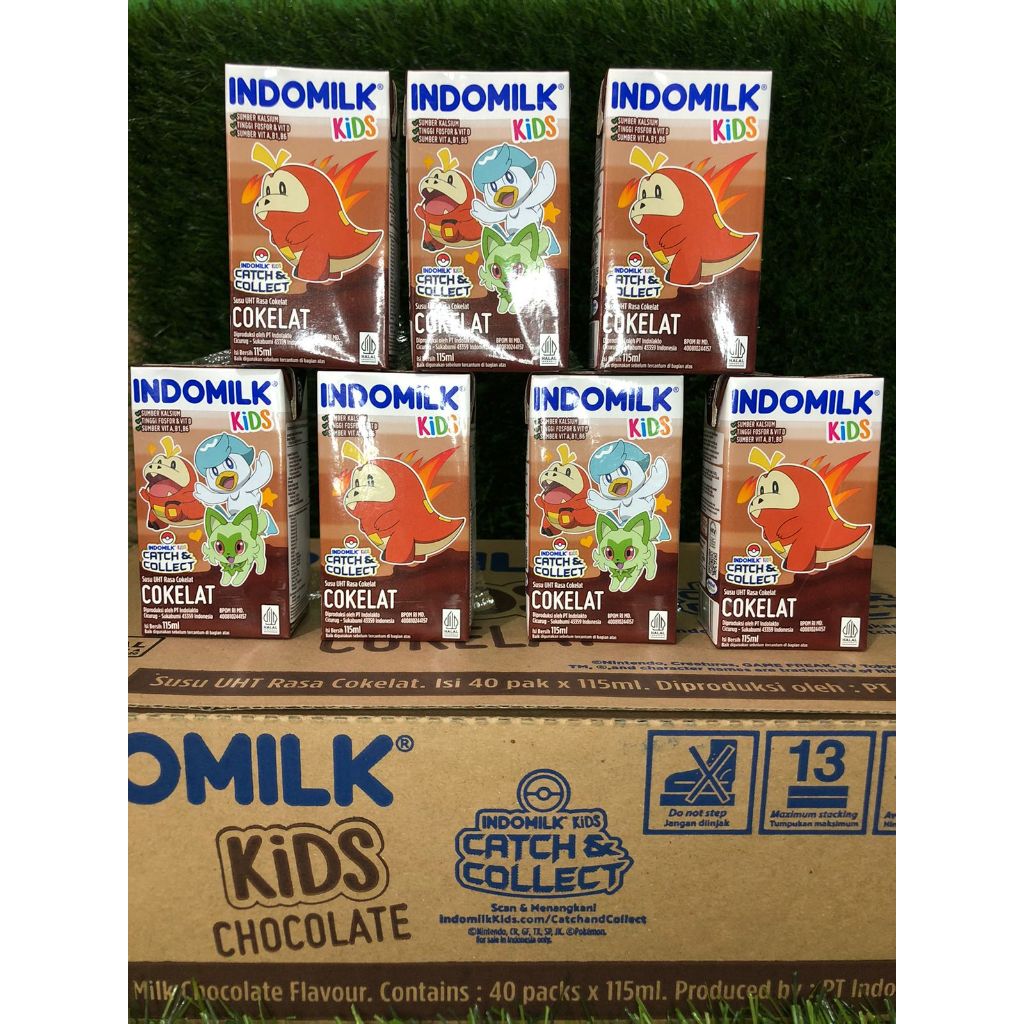 

GROSIR 1 KARTON INDOMILK KIDS COKELAT 115MIL - ISI 40