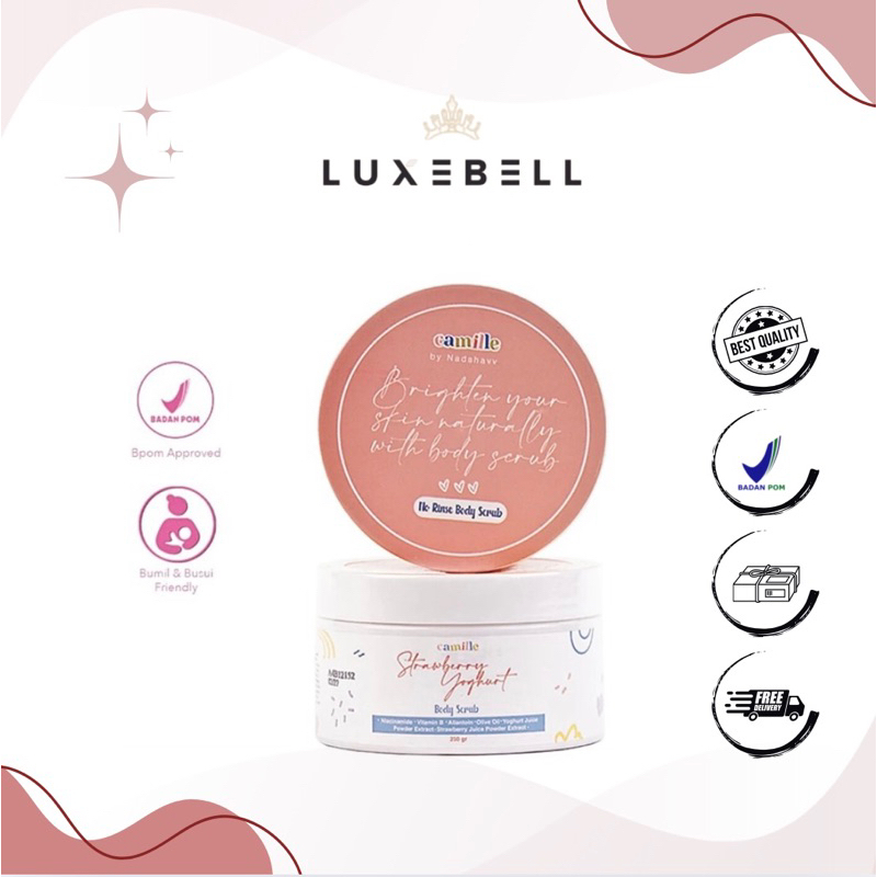 CAMILLE BEAUTY STRAWBERRY YOGHURT BODY SCRUB