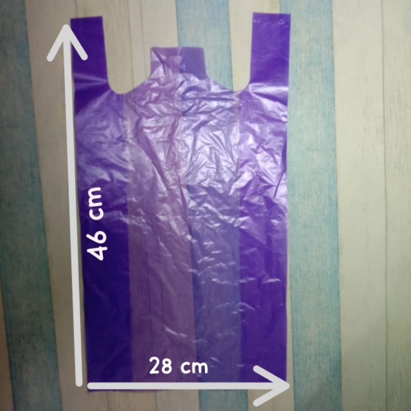 [1 Pack / 40 Pcs] Kresek Pelangi Ukuran 28