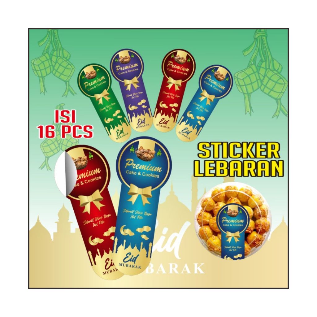 

STIKER TOPLES ISI 16 ,STIKER KUE KERING SEAL SEGEL TOPLES