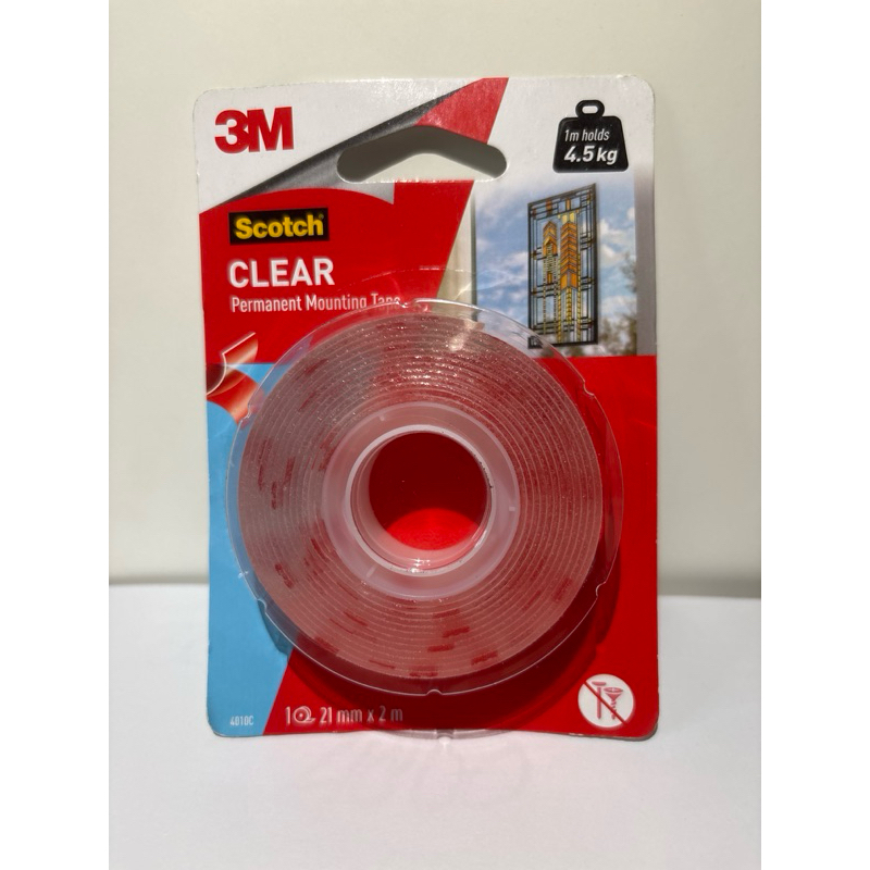 Scotch Clear Permanent Mounting tape 4010c