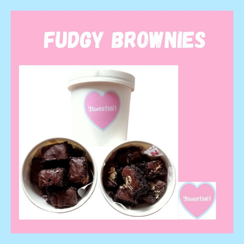 

Fudgy Brownies Bites / Cup Toping Original Isi Keju