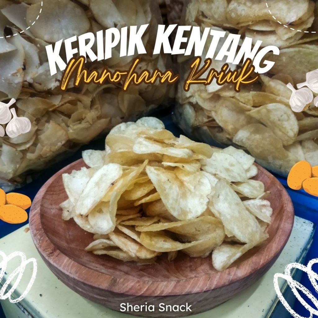 

Keripik Kentang Manohara Renyah Gurih - 250gr