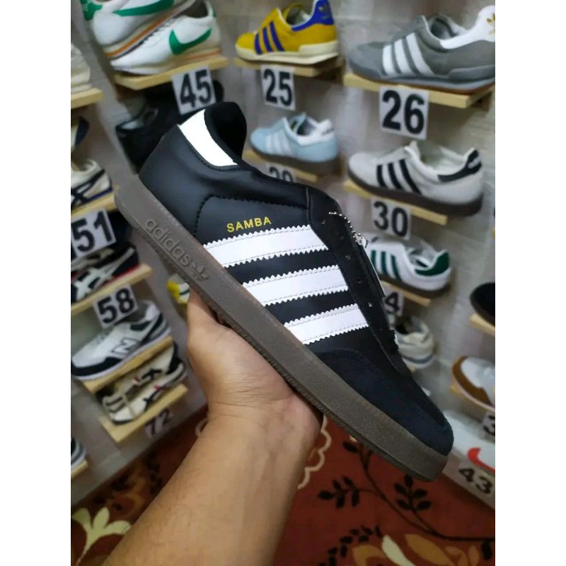 Adidas Samba Sepatu Olahraga Hitam Putih