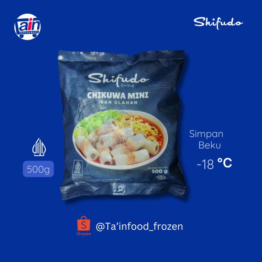 

SHIFUDO Chikuwa Mini 500g / Olahan seafood Halal