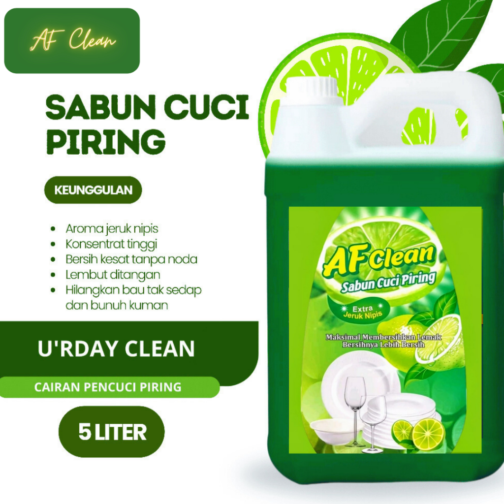 Sabun Pencuci Piring Wangi 5 Liter / Sabun Cuci Piring liquid Pencuci Piring Kiloan Cair 5 LITER