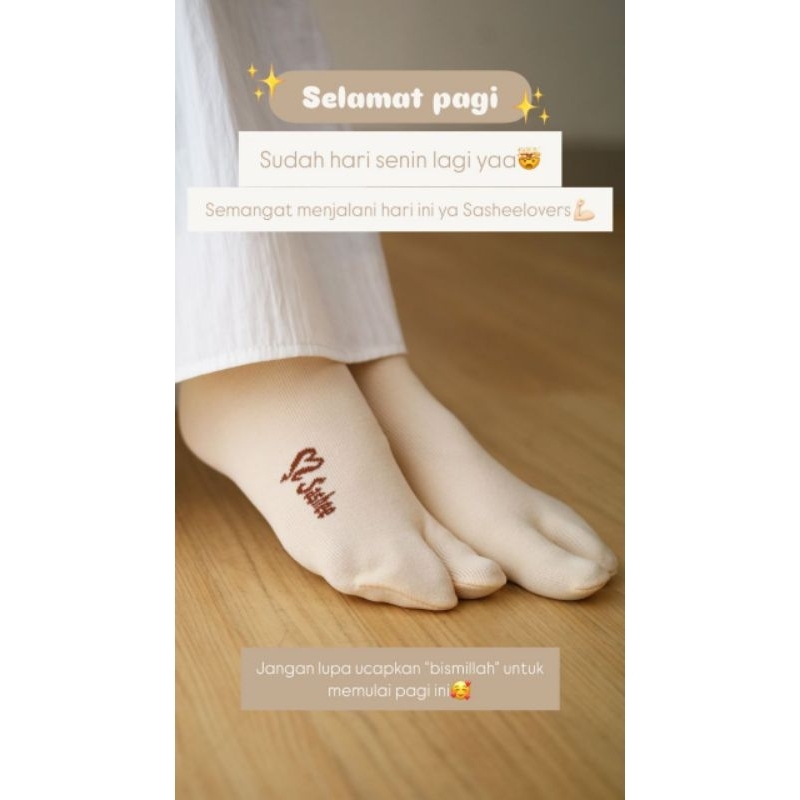 Sashee Kaos Kaki Jempol Polos