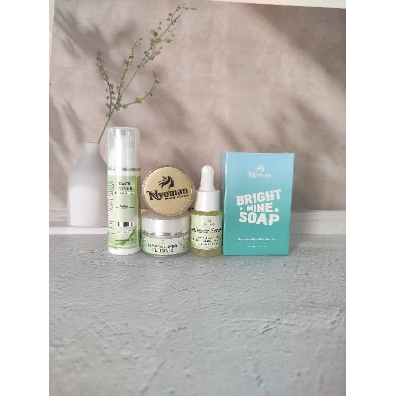 PAKET FLEK ULTIMATE + SERUM FORTE ULTIMATE / FLEK MEMBANDEL (CREAM MALEM SALEP FLEK) BY NYOMAN SKINC