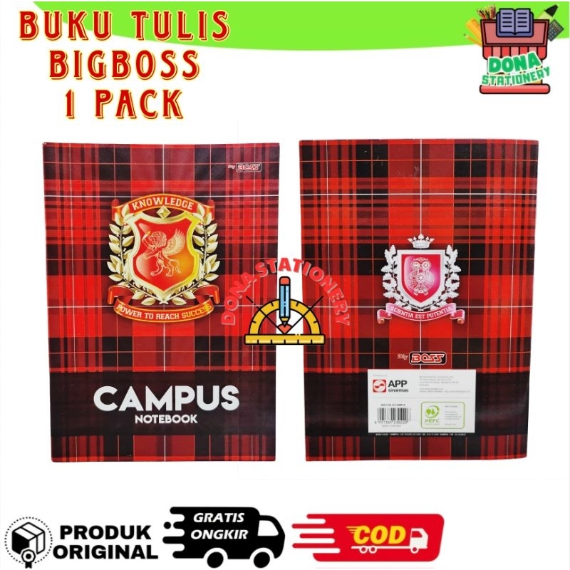 

H7Y [ PACK ] Buku Tulis BIG BOSS CAMPUS 50 LEMBAR 36 LEMBAR 42 LEMBAR Buku TULIS BIGBOSS