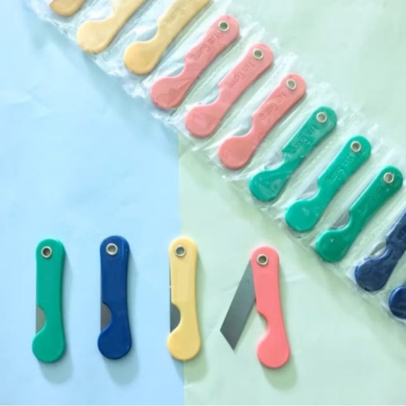 

Pisau Cutter Lipat Mini Fordable Knife Pisau Lipat Mini Saku