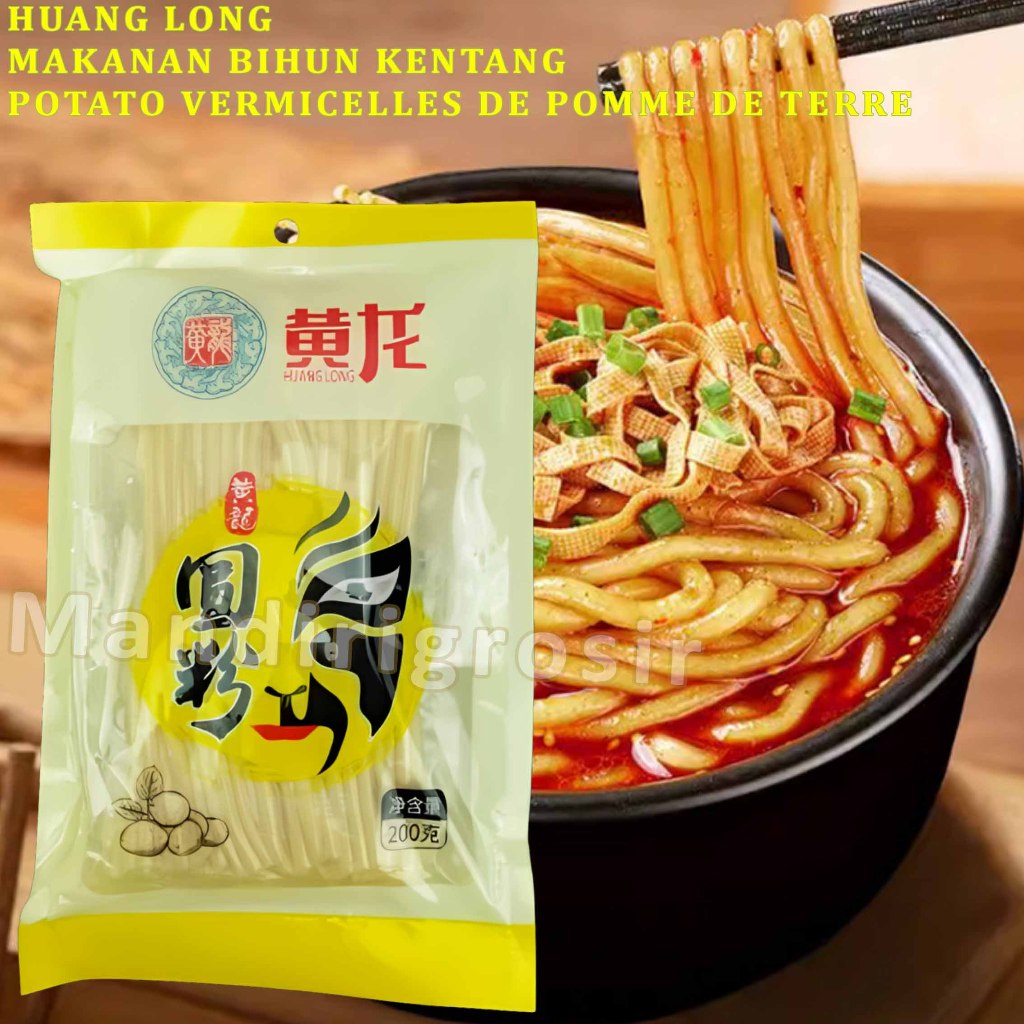 

Bihun Kentang Basah * Huang Long * Potato Vemicell De Pomme * 200gr