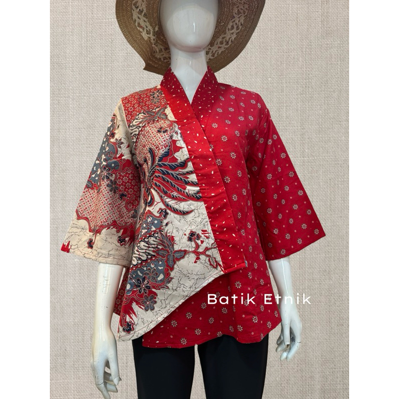 Batik Wanita sultan - Batik kimono - Vola Blouse