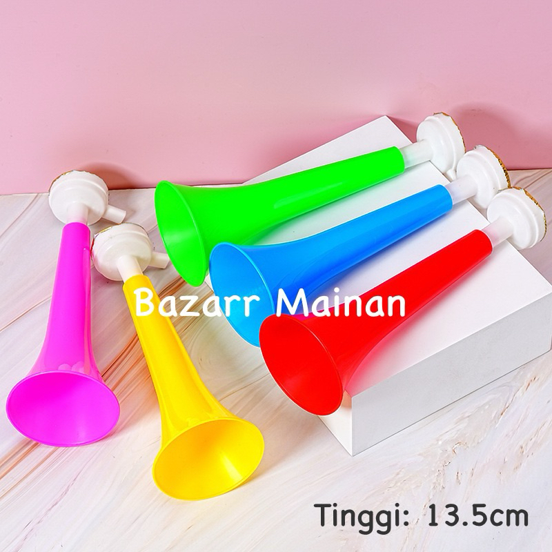 (1PCS) TEROMPET BOLA HOLOGRAM WARNA WARNI BESAR KECIL MURAH SUARA KERAS NYARING TAHUN BARU PERAYAAN 