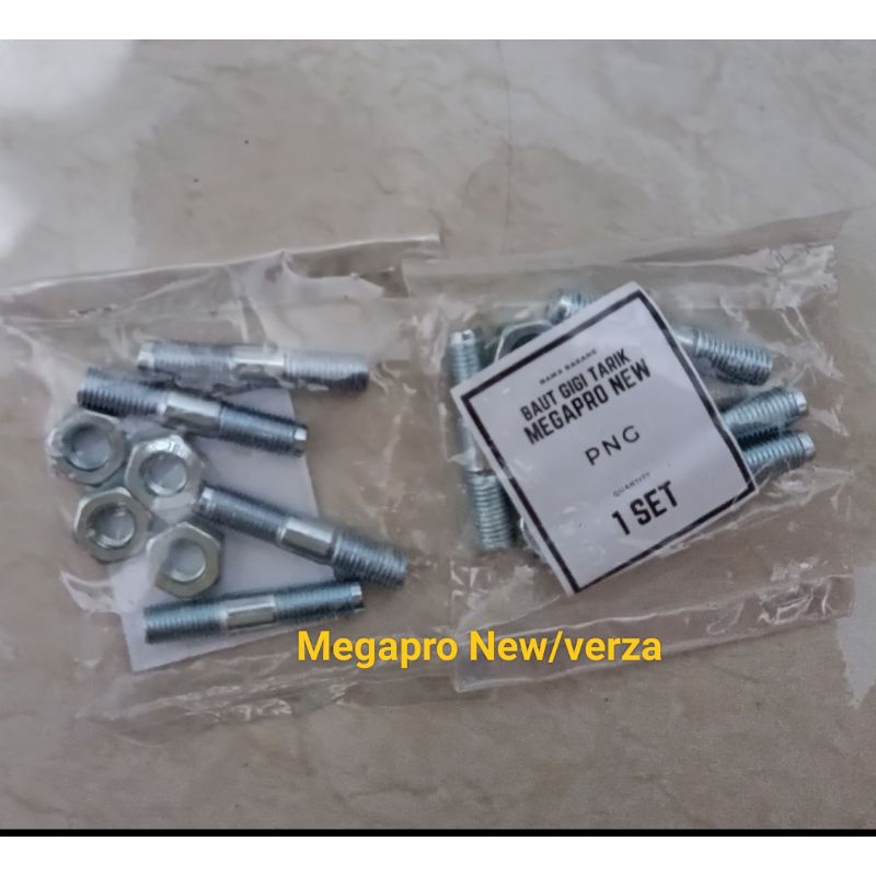 Baut Gear Gir Belakang Megapro New Monosok Verza