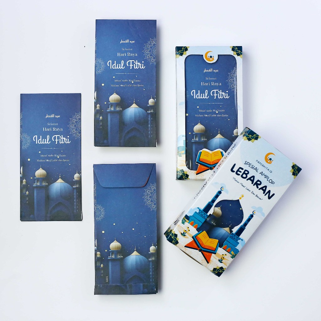 

Amplop Lebaran 2025 Jumbo Idul Fitri Aestetic Box Premium isi 50 pcs Tanpa dilipat karakter Lucu Angpau THR