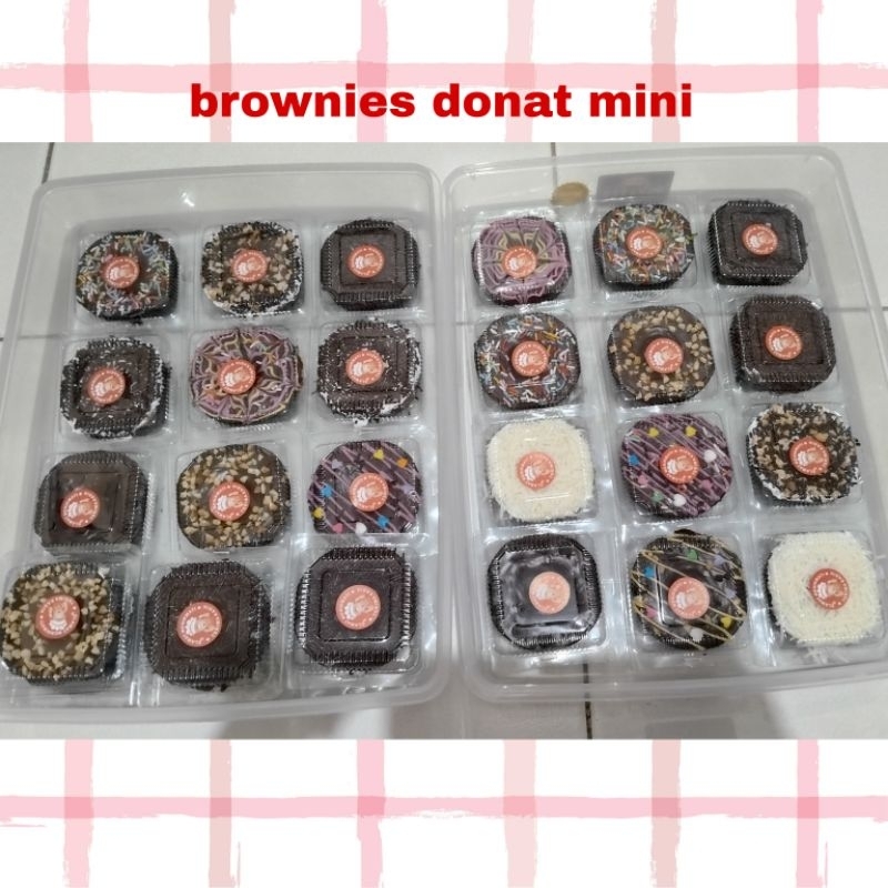 

brownies donat kukus mini