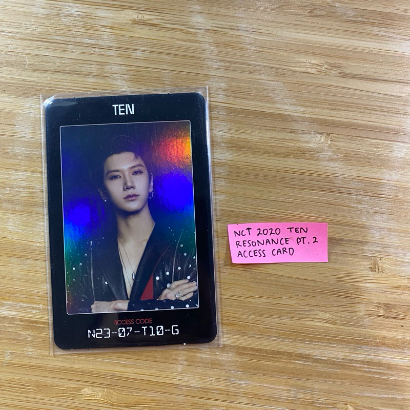 [Official Photocard] Ten NCT 2020 Resonance PT.2 Access Card
