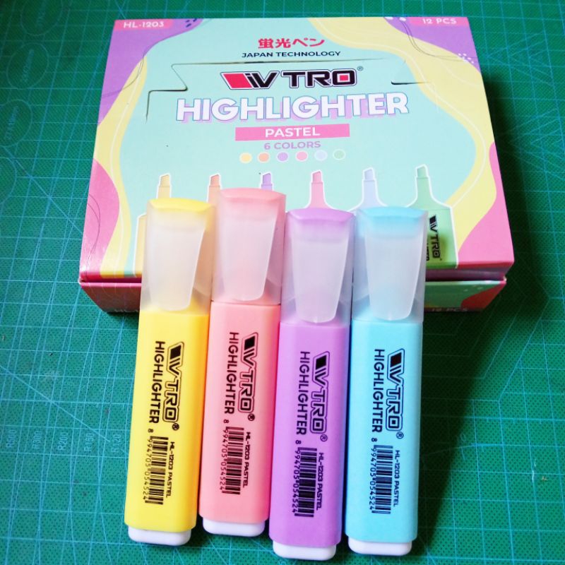 

STABILO IV TRO HIGLIGHTER PASTEL 6 COLORS GROSIR