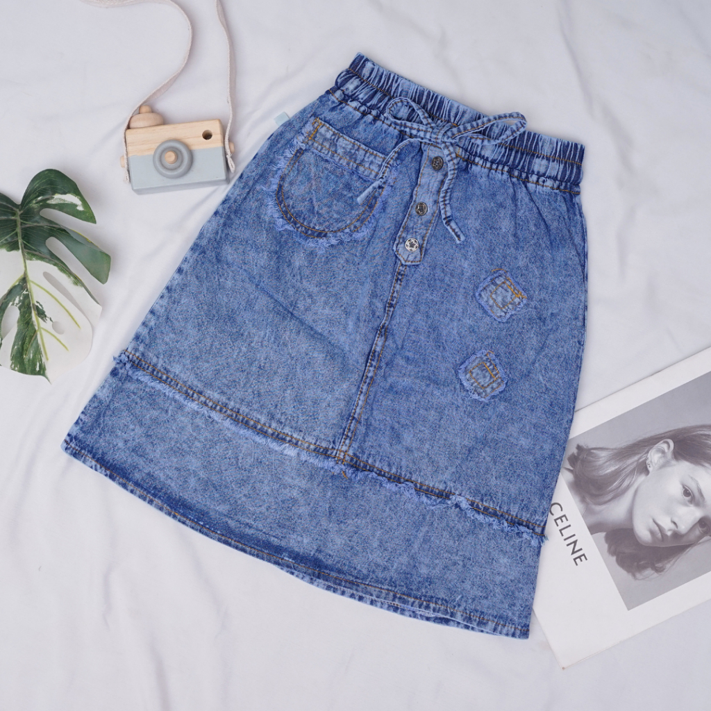 Celine Celana Jeans Anak Rok jeans anak perempuan import