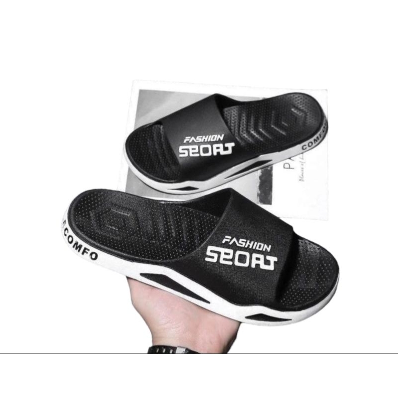 100% AMAN SANDAL KARET ORI SANDAL SELOP SLIP ON PRIA