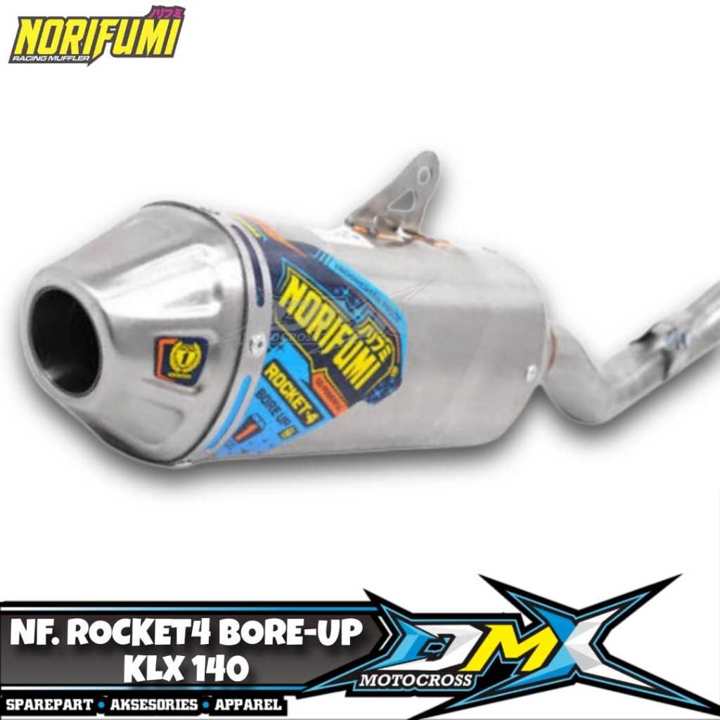 NORIFUMI ROCKET 4 SS BORE UP KLX 140