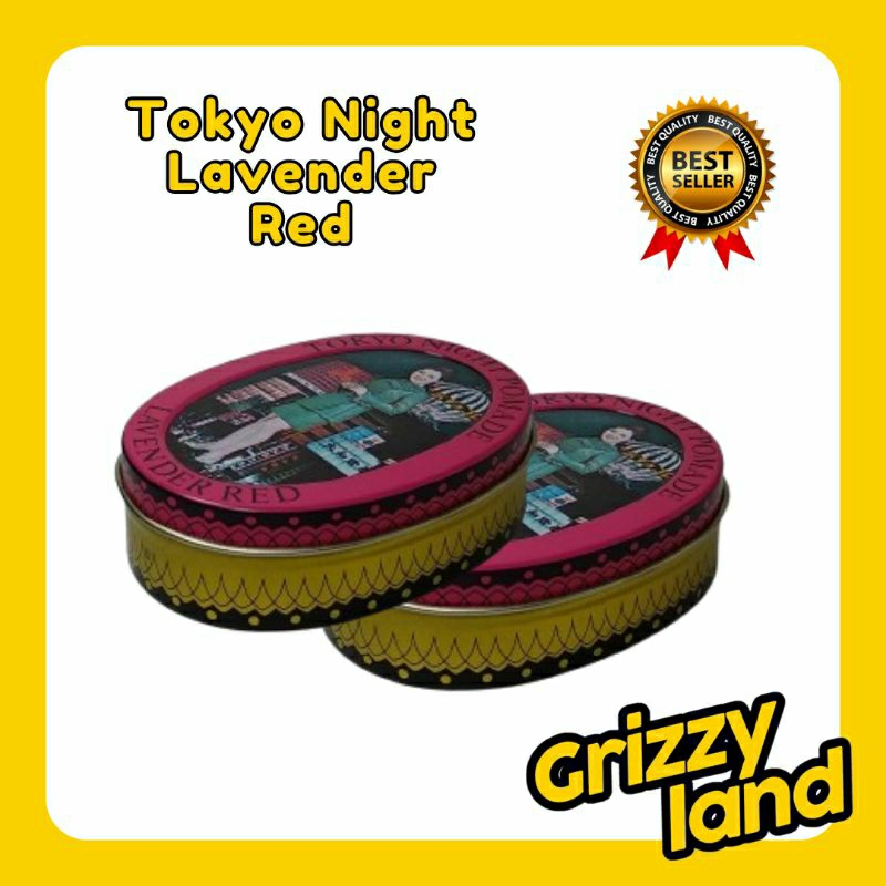 Tokyo lavender pomade brilliantine red merah kaleng rita vycaris