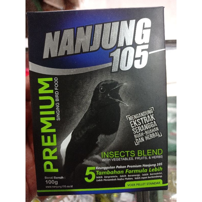 NANJUNG 105 PREMIUM Pur PAKAN BURUNG BERKUALITAS