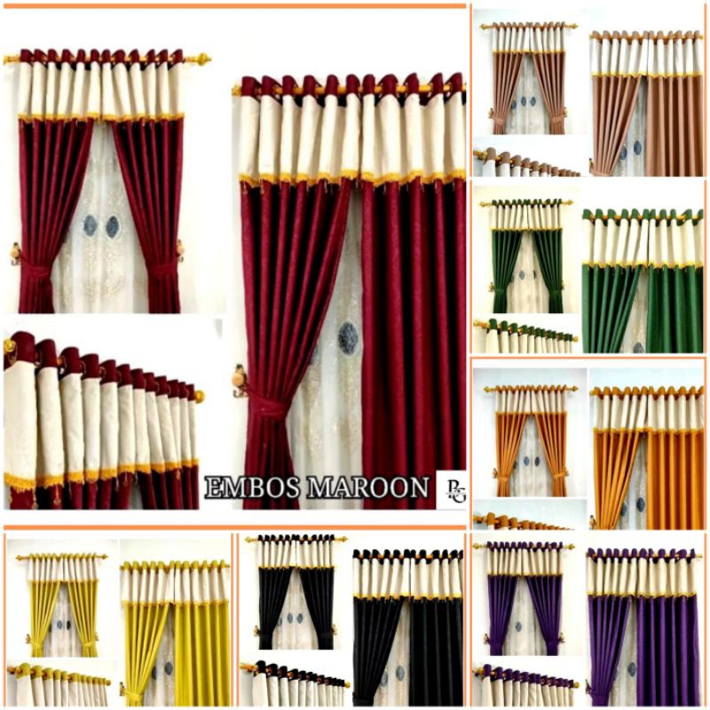 Gorden Pintu Jendela Model Terbaru / Tirai Pintu Kamar Renda Kristal / Gorden Renda Kristal Pintu Ka