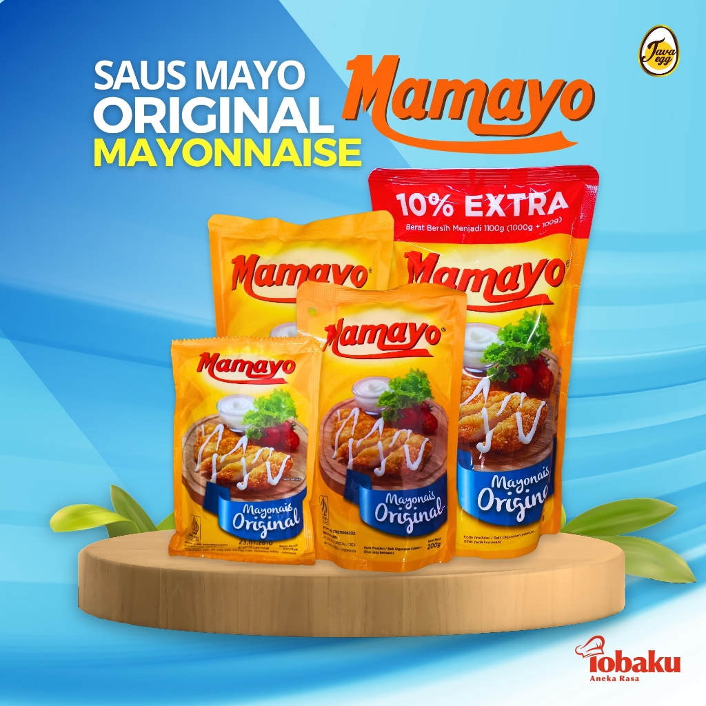 

MAMAYO Mayonnaise Saus Mayonais Original Kemasan 100gram, 200gram, 500gram & 1100gram _