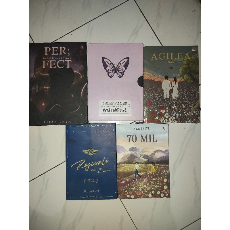 preloved novel agilea, rajewali (book only)