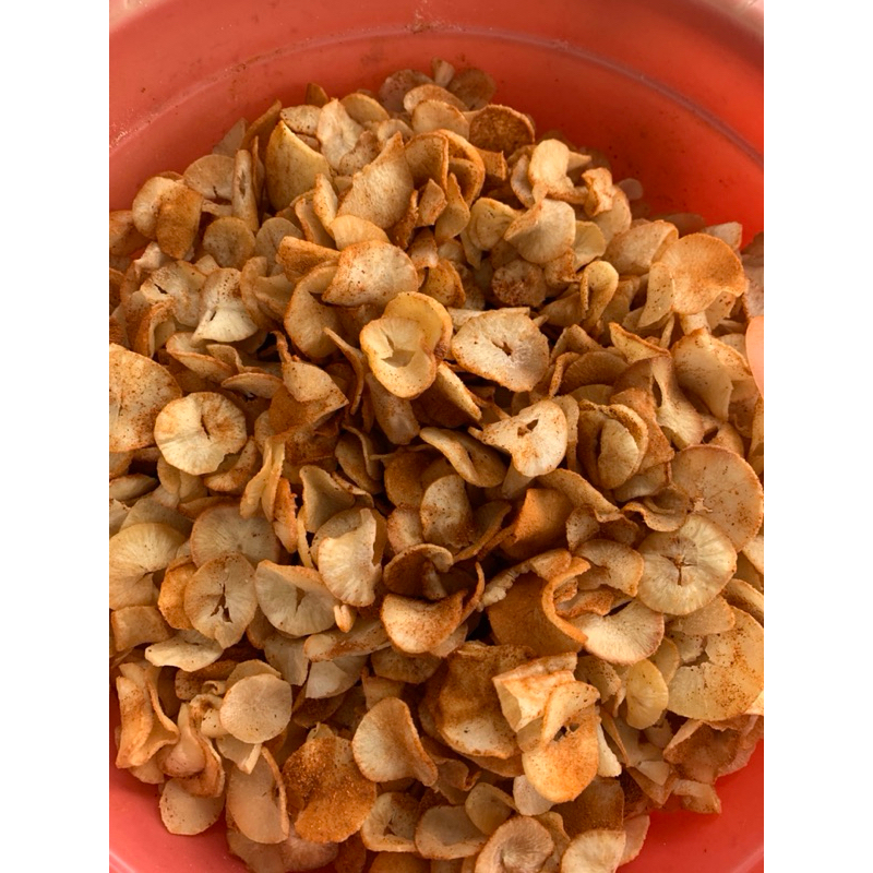

keripik singkong pedas daun jeruk