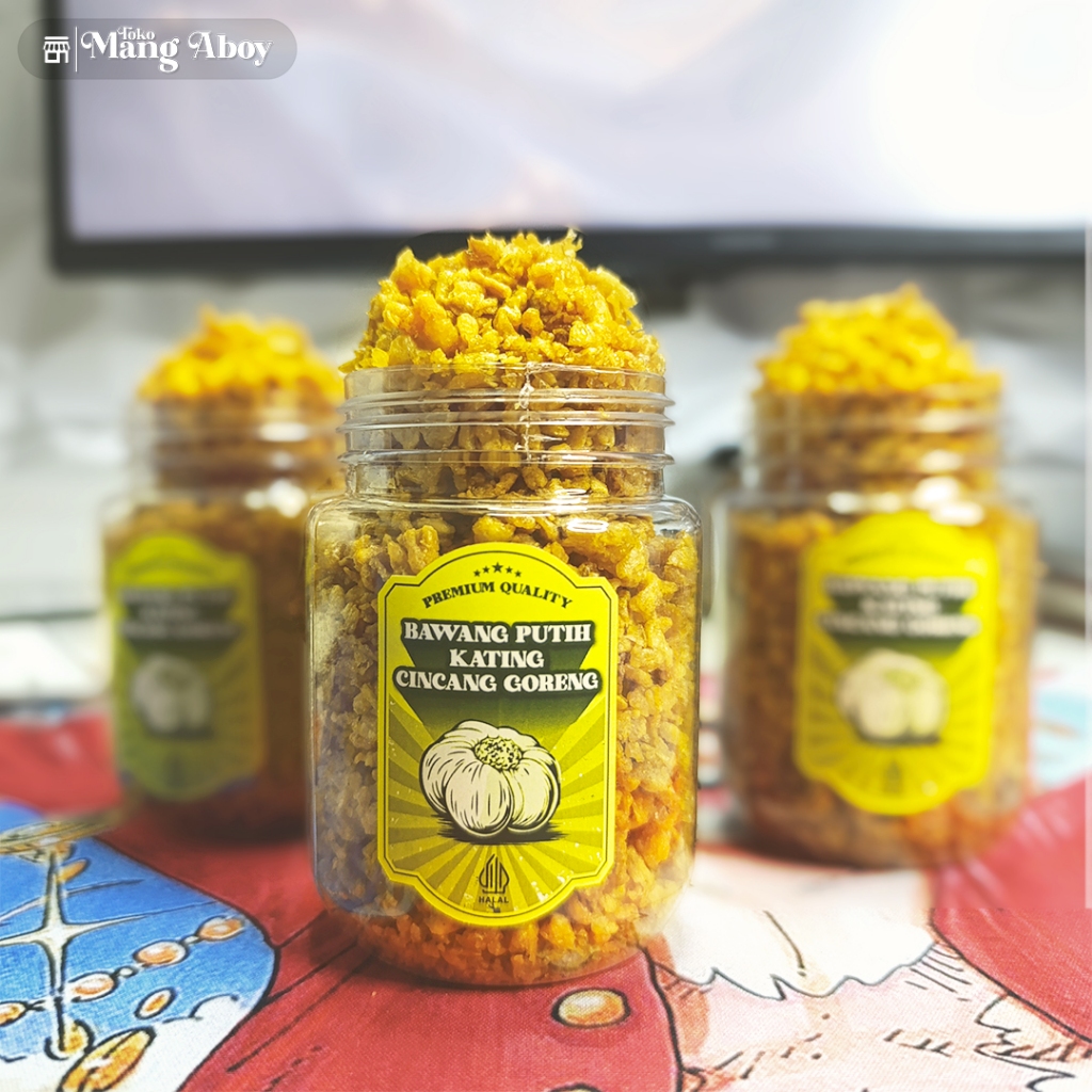 

Bawang Putih Kating Cincang Goreng - Bawang Putih Goreng - Kemasan Baru