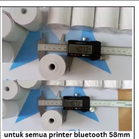 

Kertas Thermall 57 X 40 57x4058x4058x40 MIN Printer Bluetooth Kasir