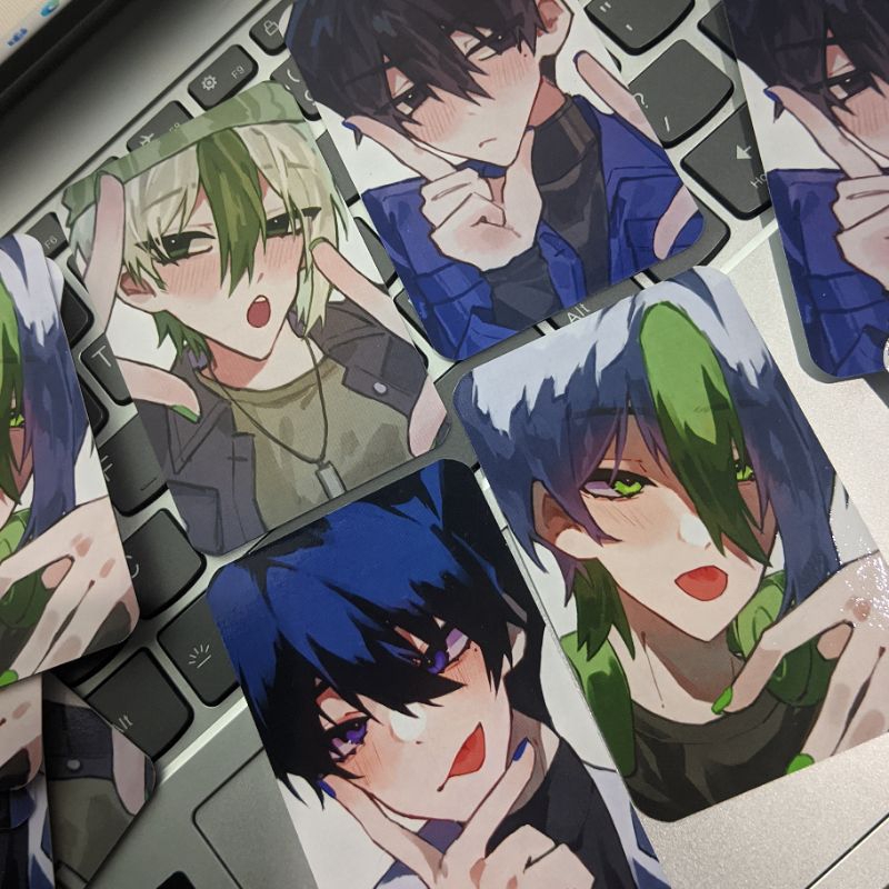 [READY] photocard / karasu tabito & otoya eita — bluelock ☆