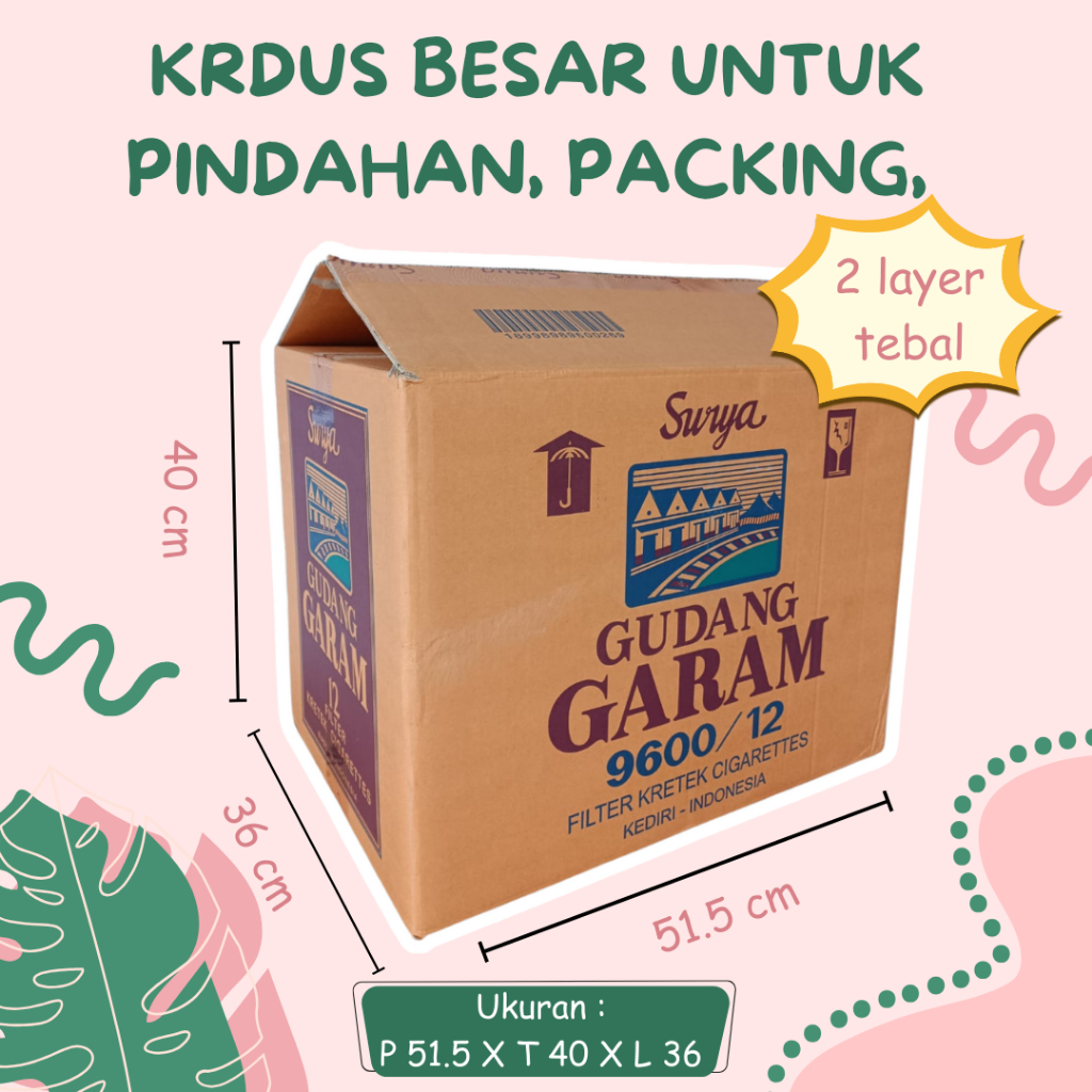 

Kardus Besar Pindahan Bekas Kardus Tebal Kardus Jumbo Besar Kardus Bekas Paking Packaging GR